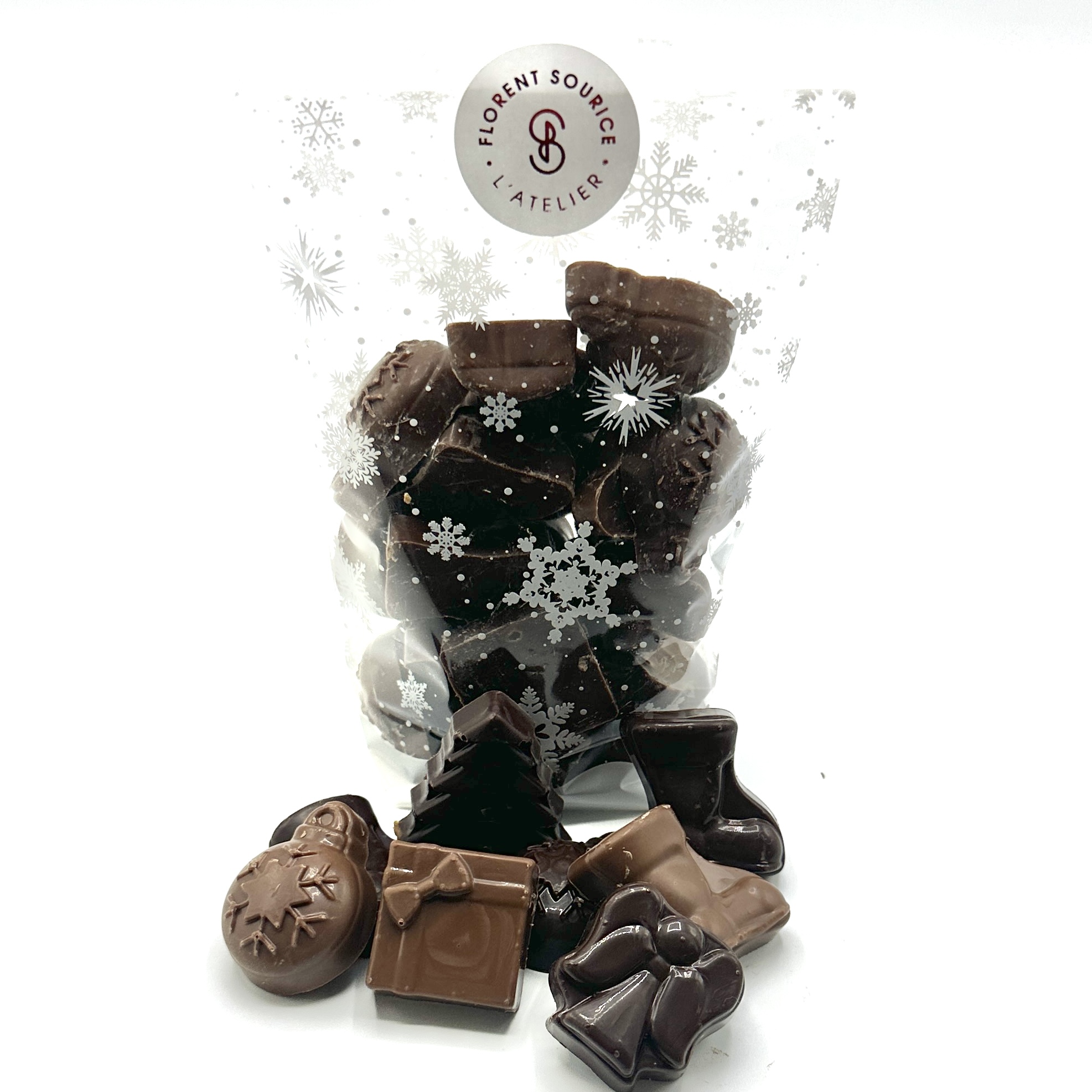 Fritures de Noël au Praliné Maison - Chocolat Mélangé